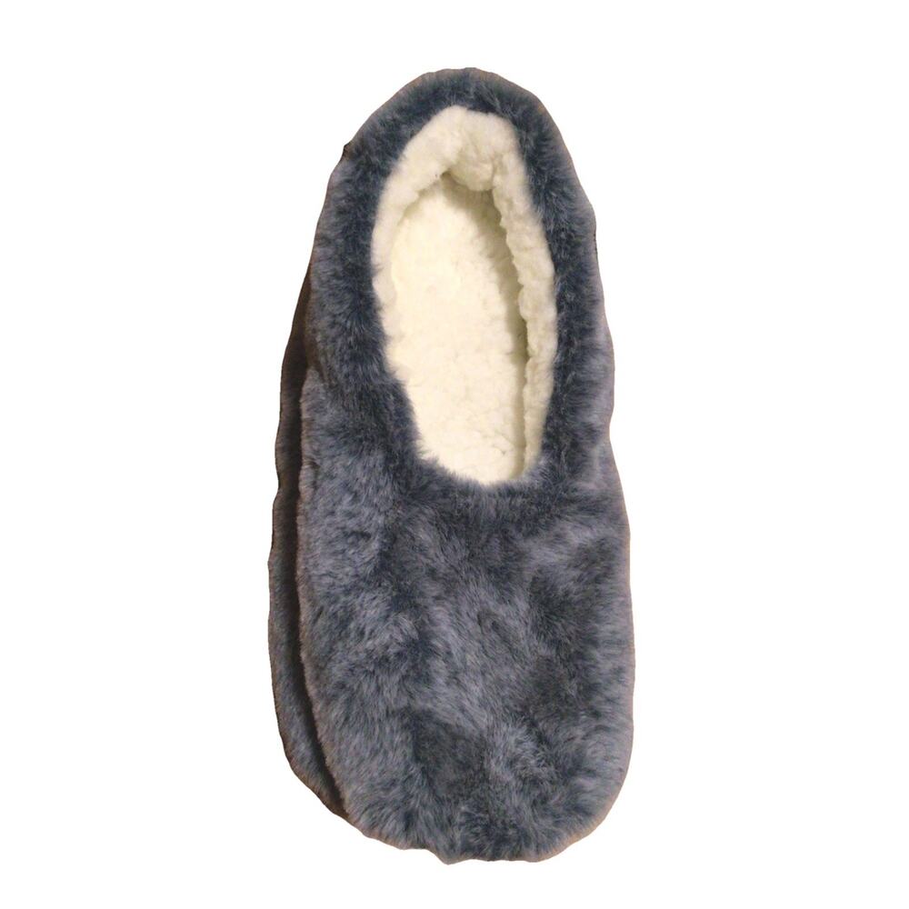 Auden Women’s Faux Fur Slipper Socks Grippers Shearling Linning Size S/M 5/7